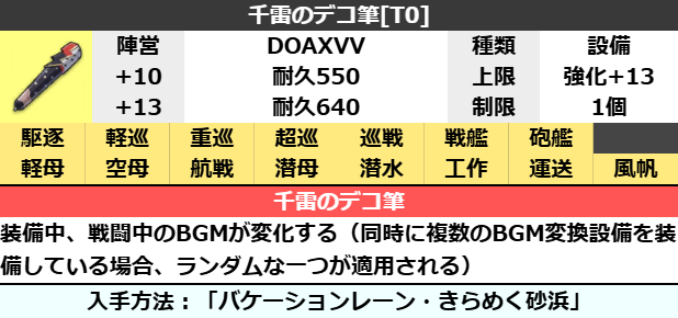 千雷のデコ筆[T0]